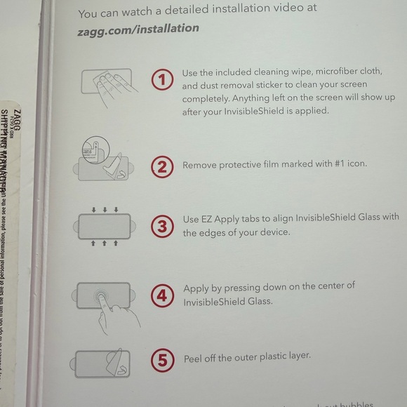 InvisibleShield Screen Protector - Picture 4 of 4